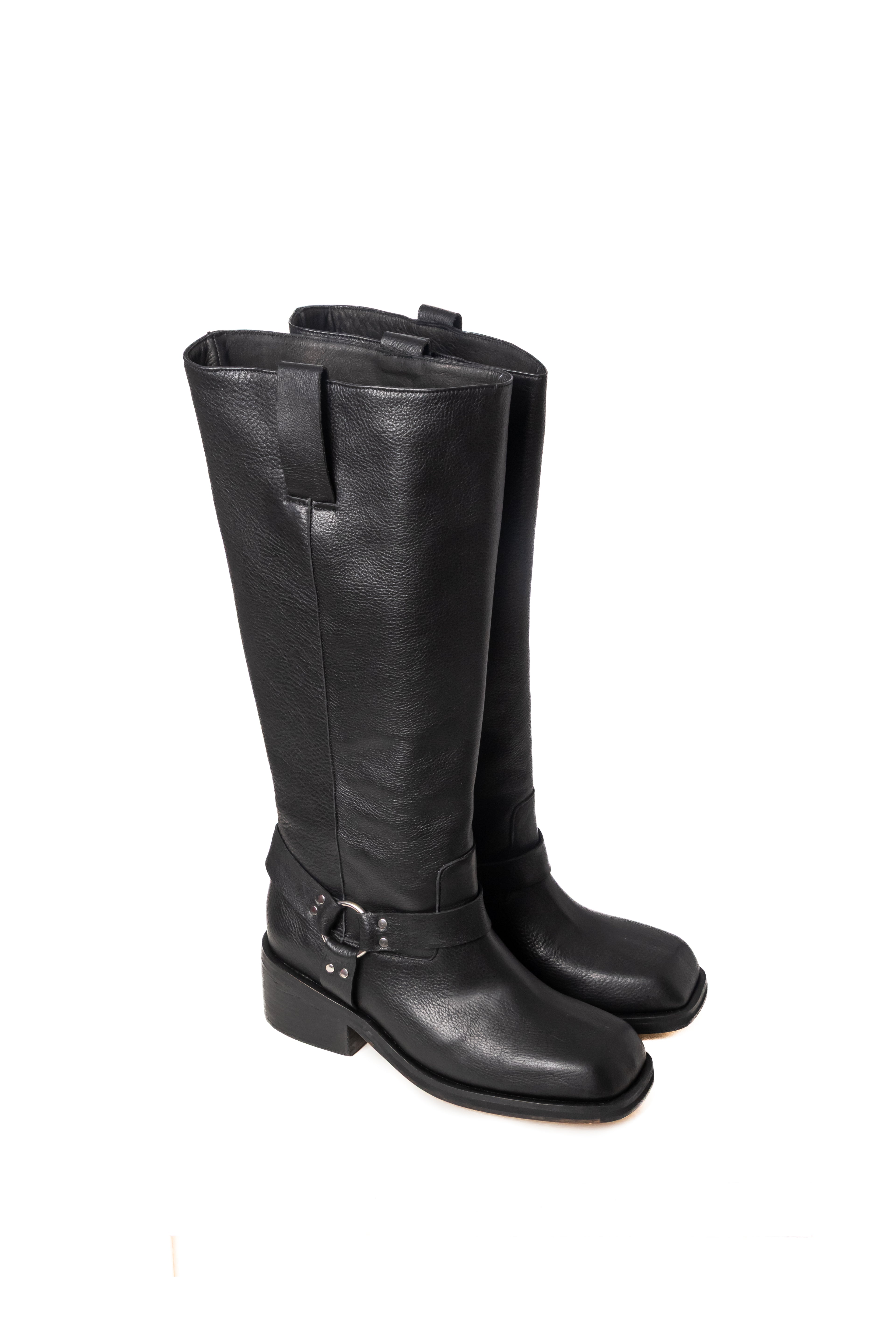 Botas Harlem Negras Cuero