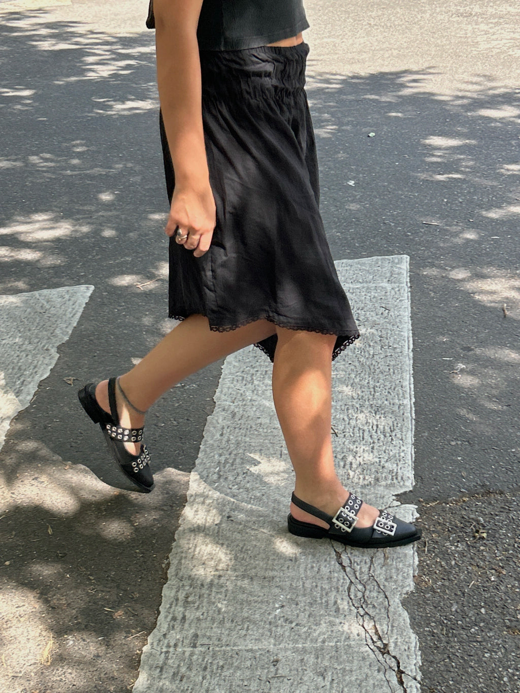 Chatas Valencia Cuero Negras (2x1)