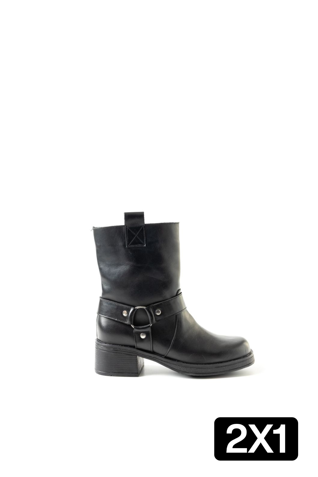Botas Lena Negro Cuero (2x1)