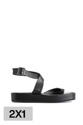 Sandalias Phoenix Negras Cuero (2x1)
