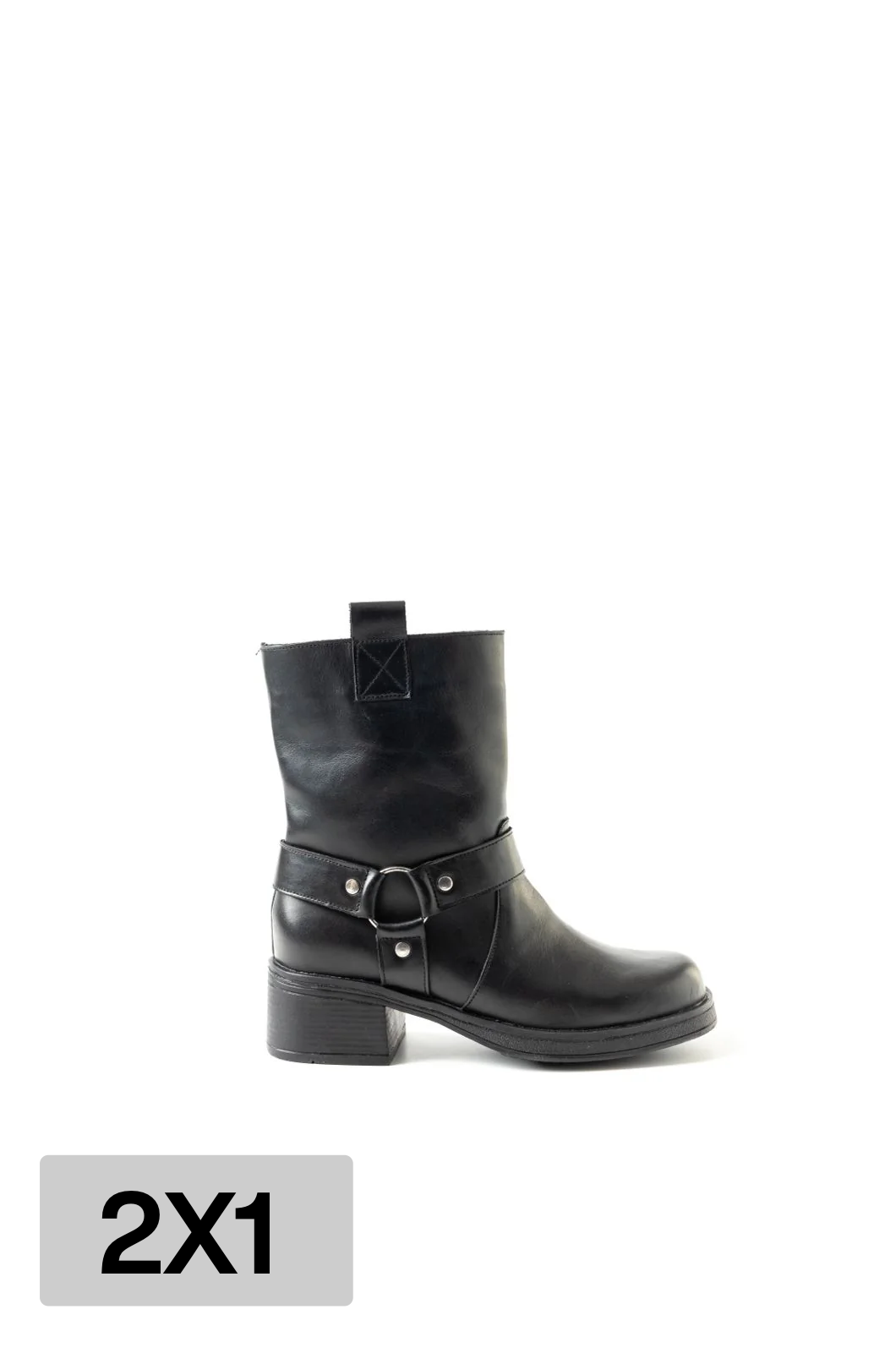 Botas Lena Negro Cuero (2x1)