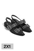 Chatas Valencia Cuero Negras (2x1)
