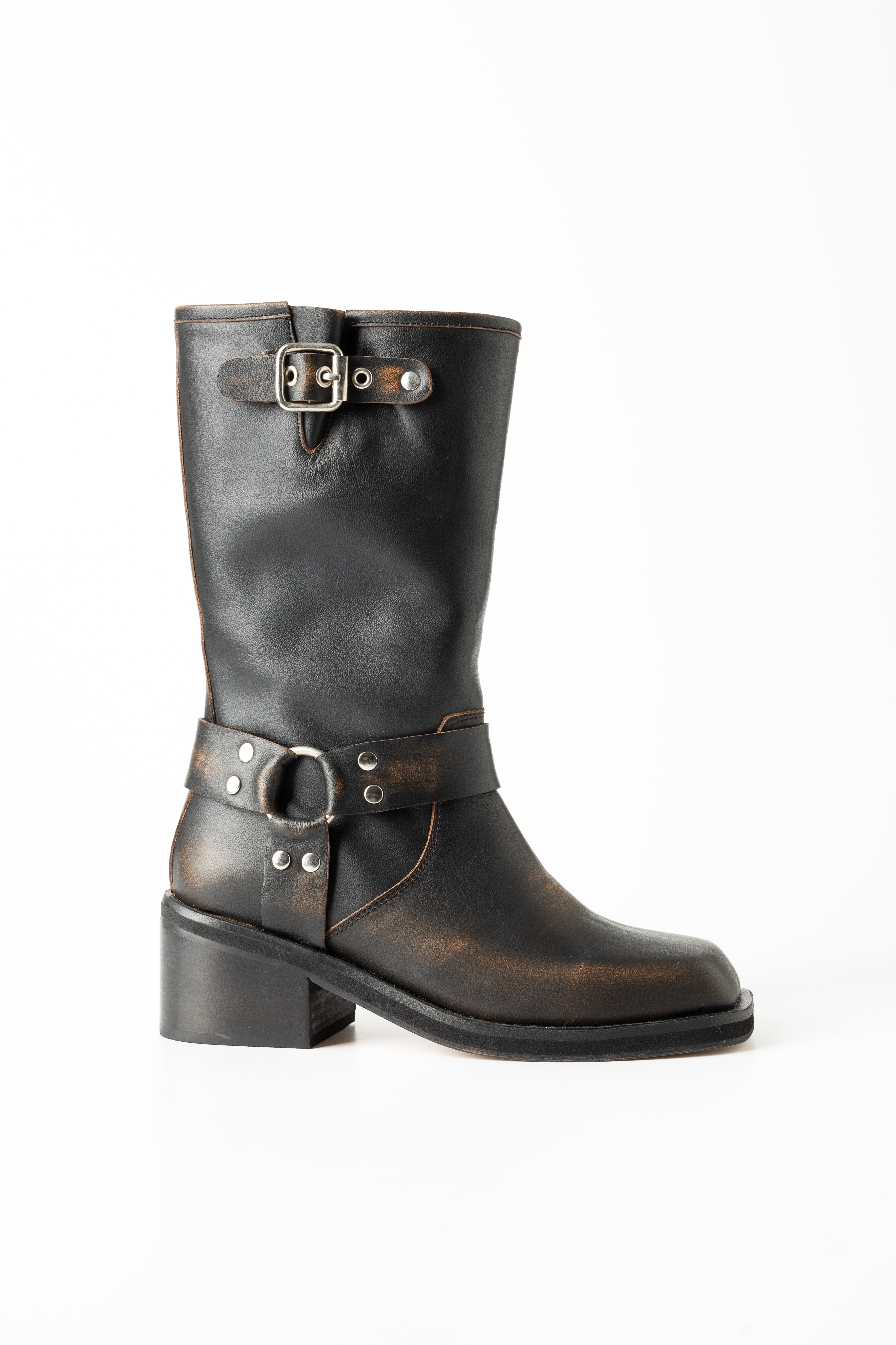 Botas Swag Marrón Cuero