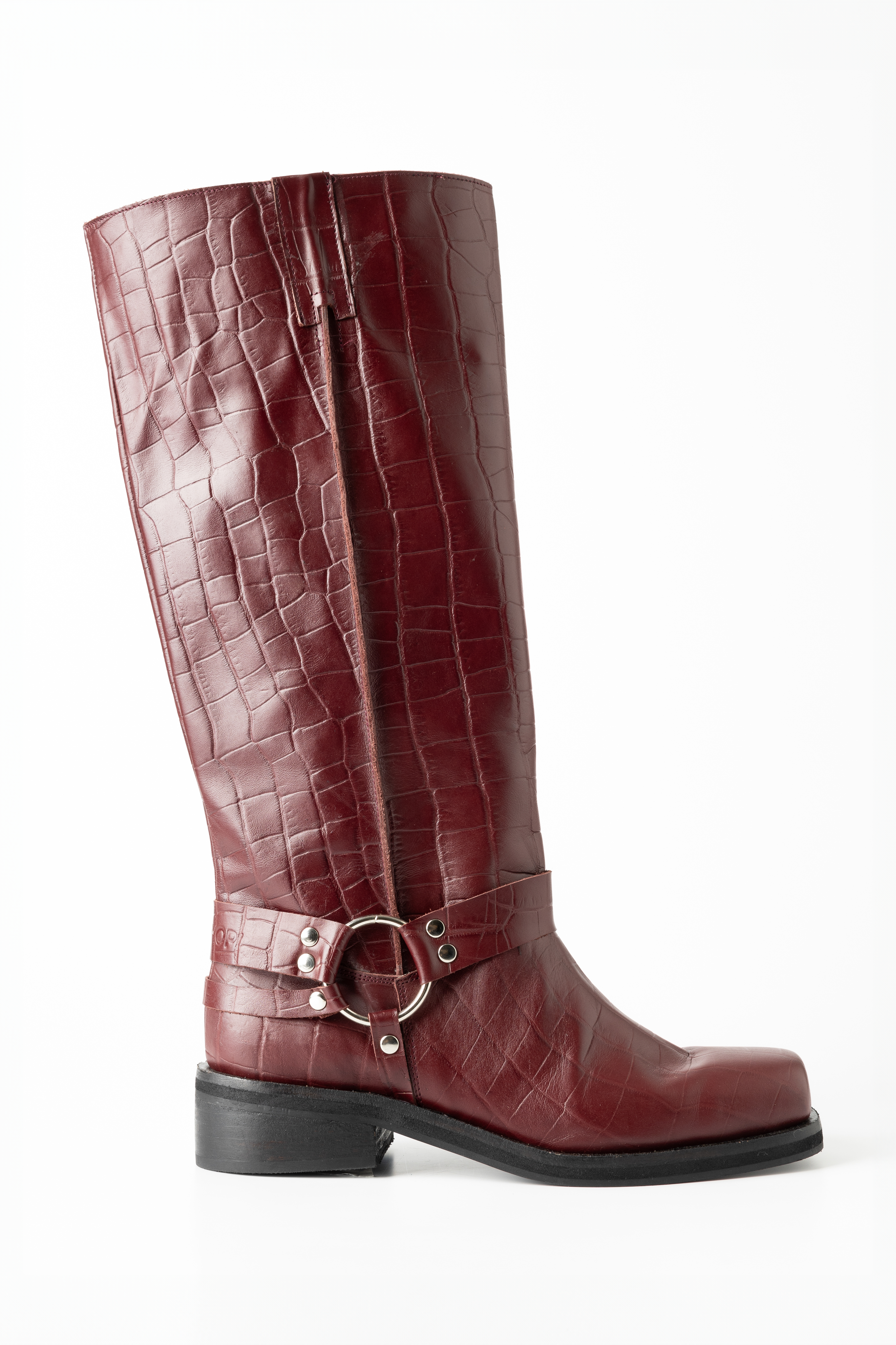 Botas Agoura Rojas Cuero