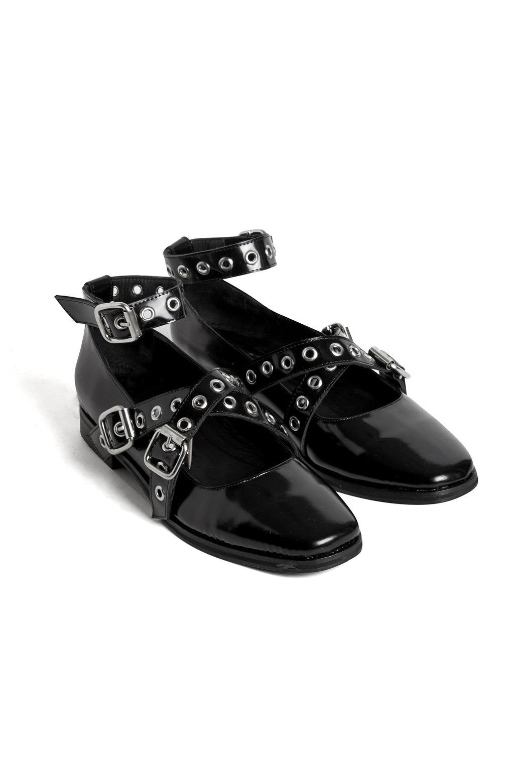Chatas Joly Cuero Negras (2x1)