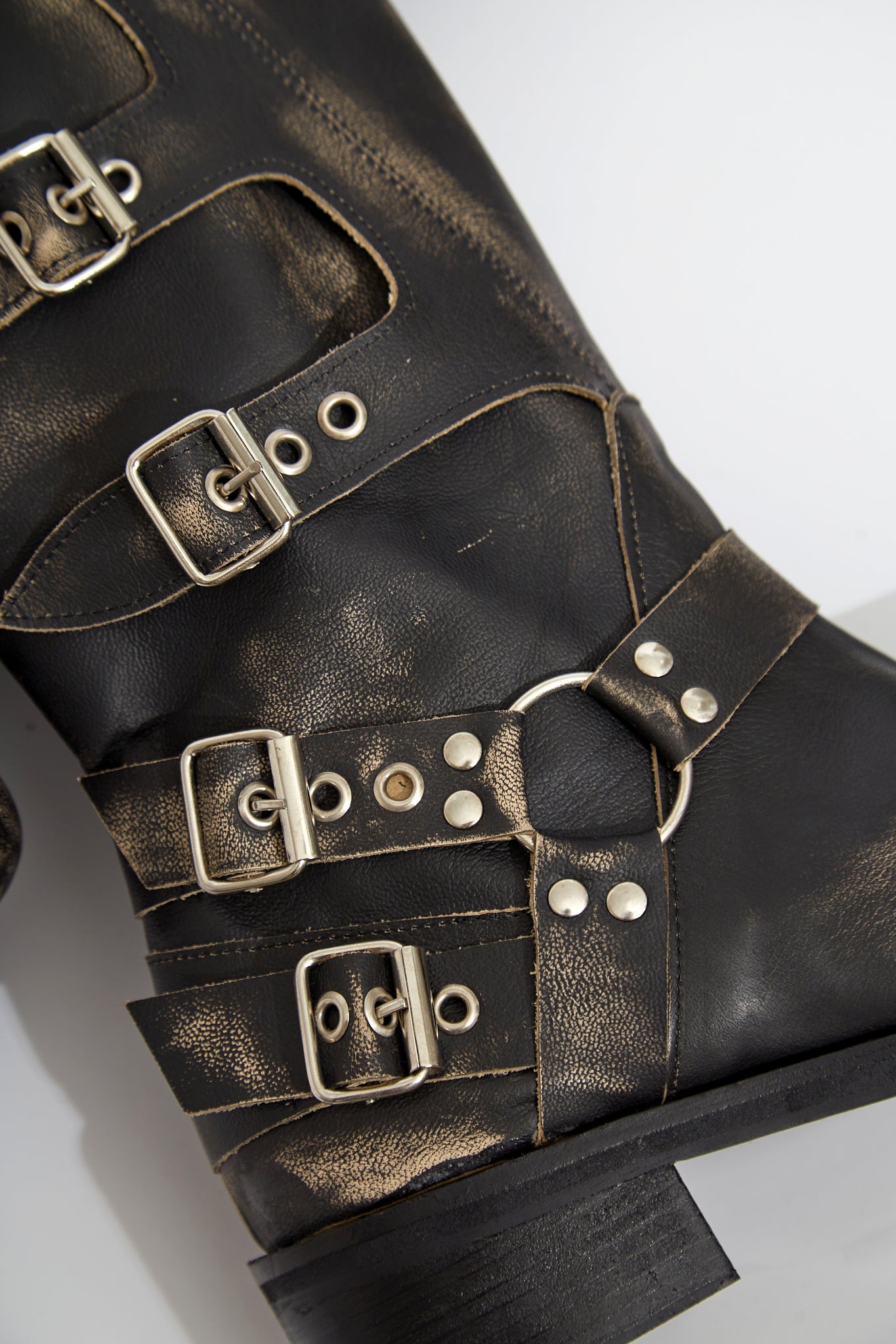 Botas Tati Cuero Negras