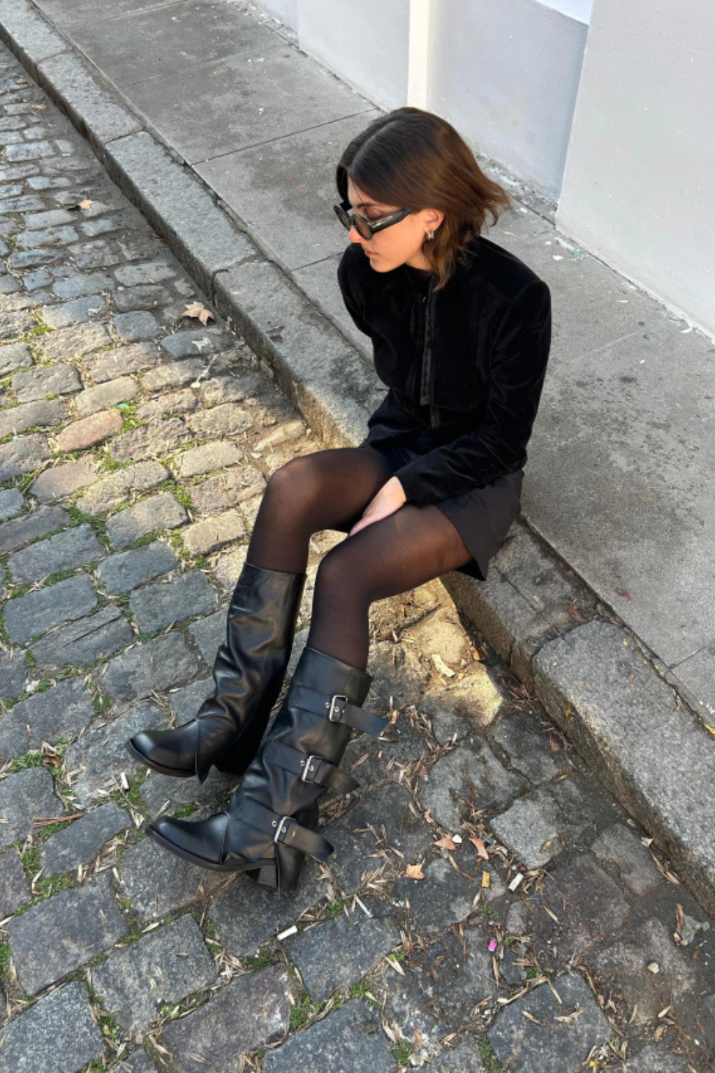 Botas New York Negras Cuero PRE VENTA