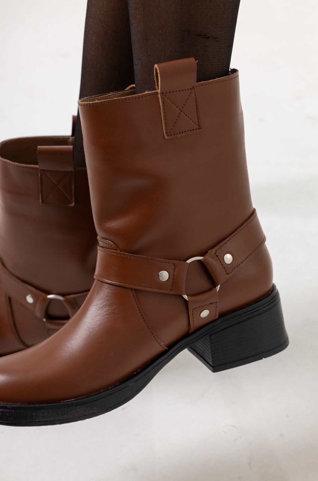 Botas Lena Chocolate Cuero (2x1)