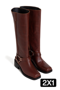 Botas Agoura Marron Cuero