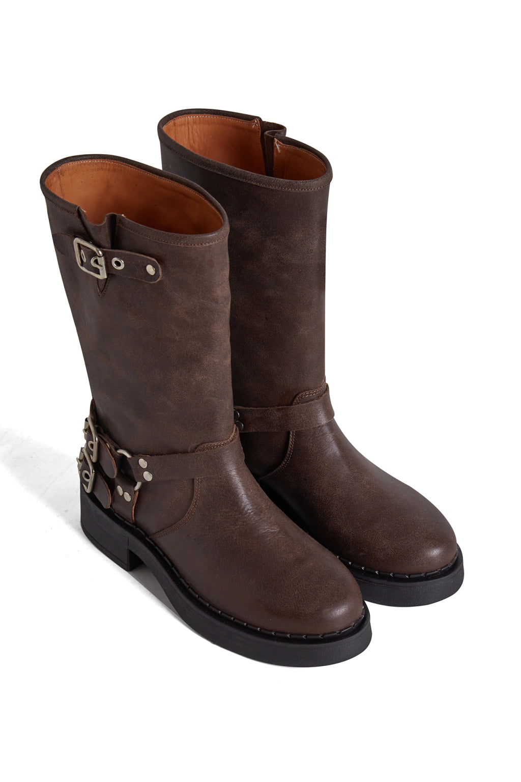 Borcego Artigas Marron Cuero