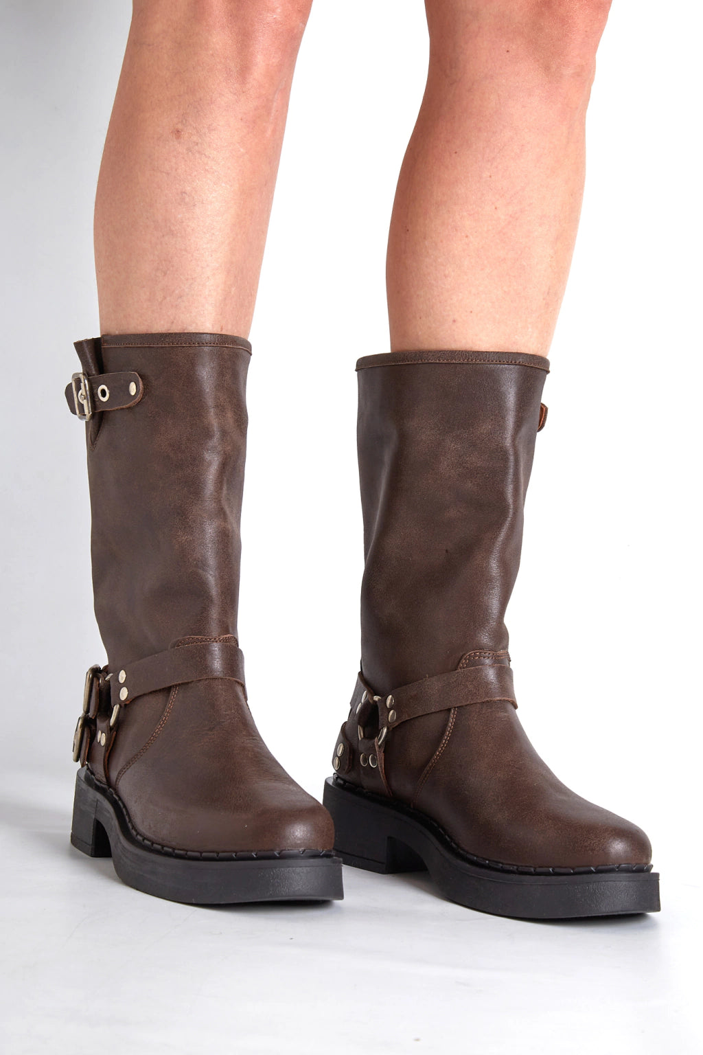 Borcego Artigas Marron Cuero