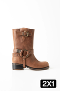 Botas Glendora Marron Cuero
