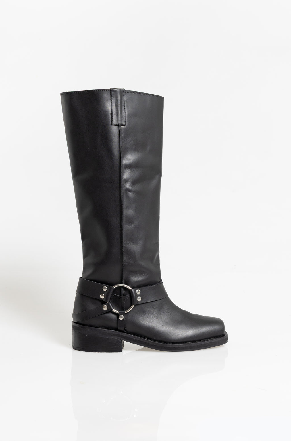 Botas Agoura Negras Cuero