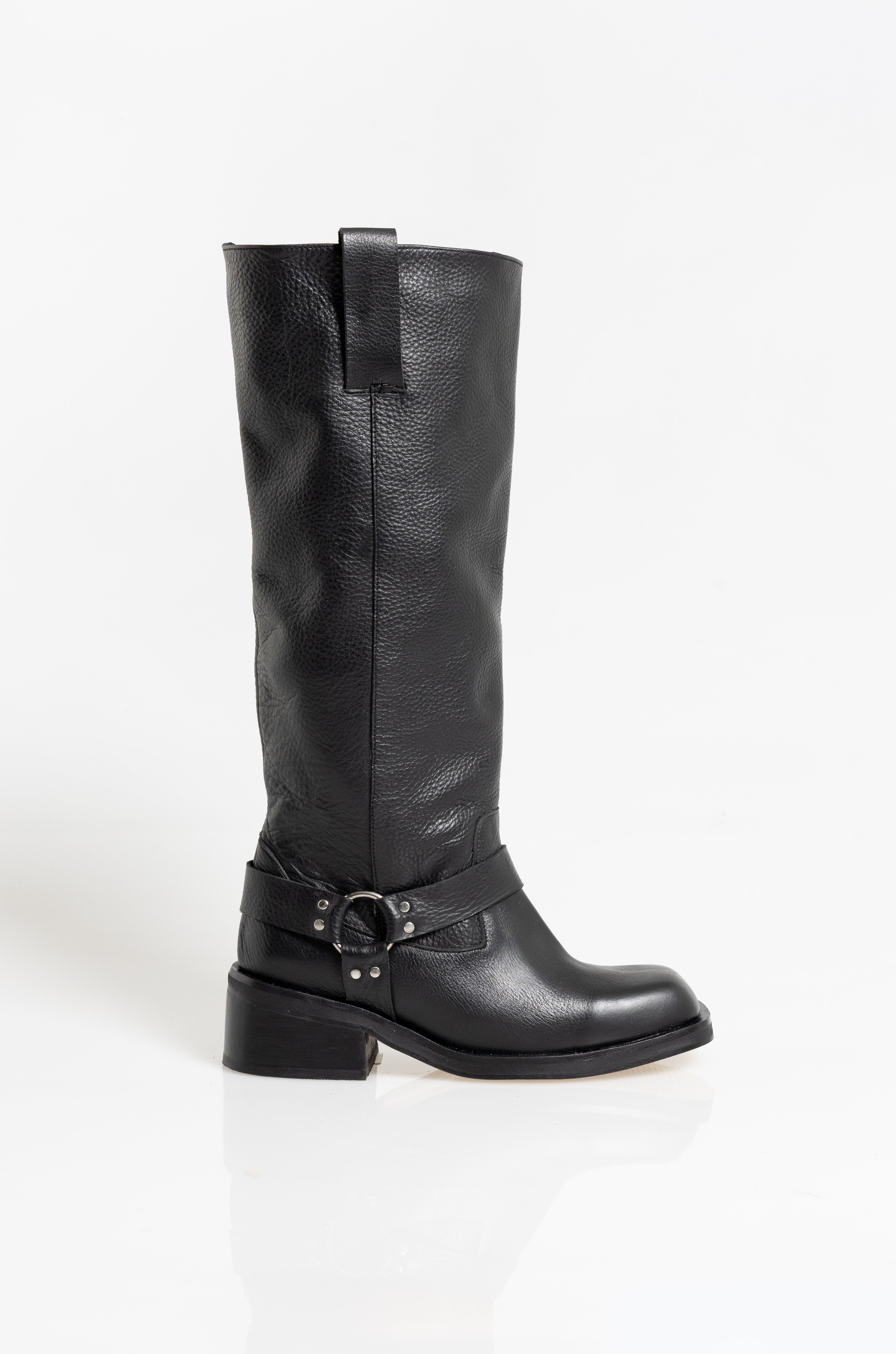 Botas Harlem Negras Cuero