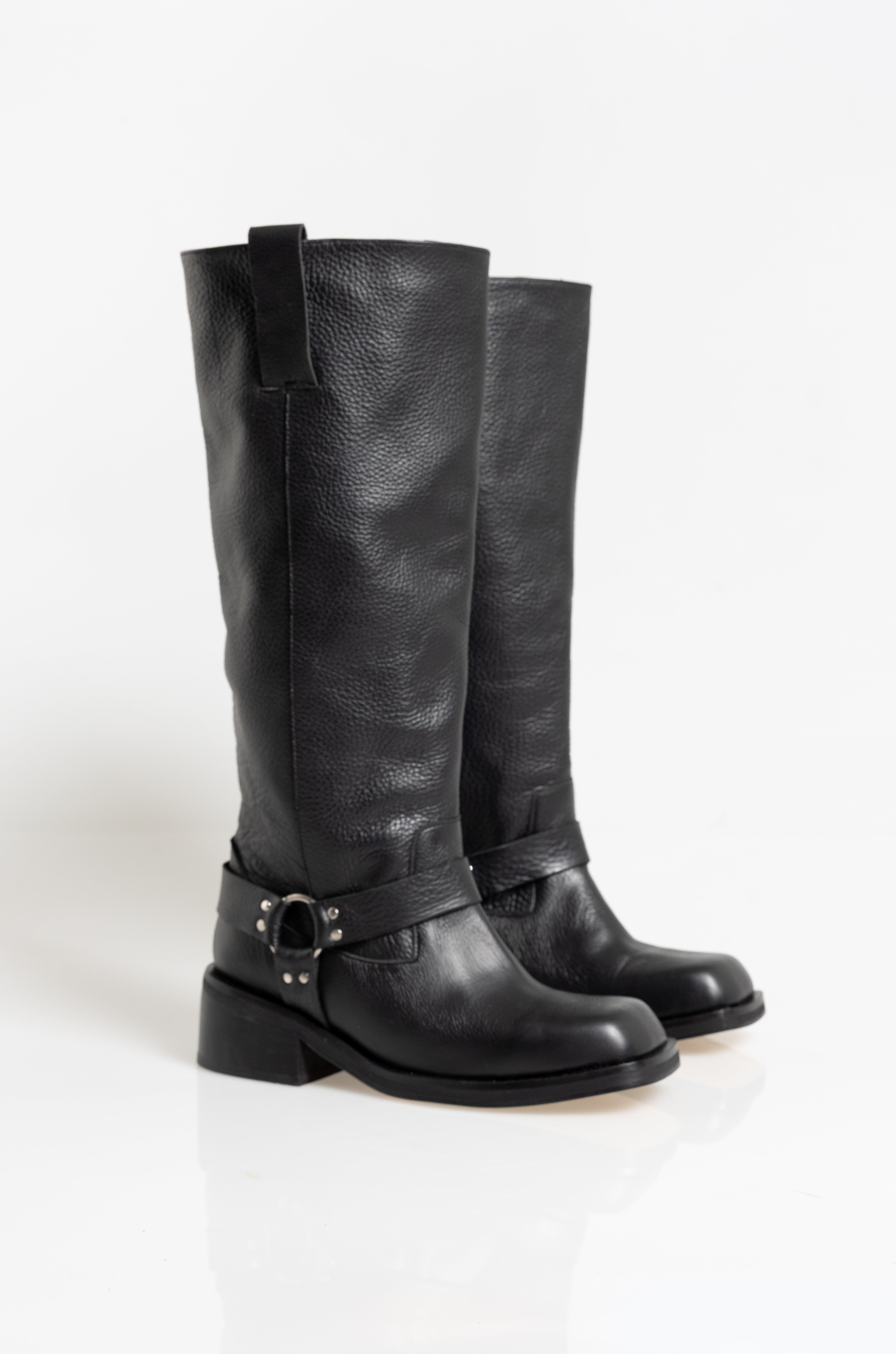 Botas Harlem Negras Cuero