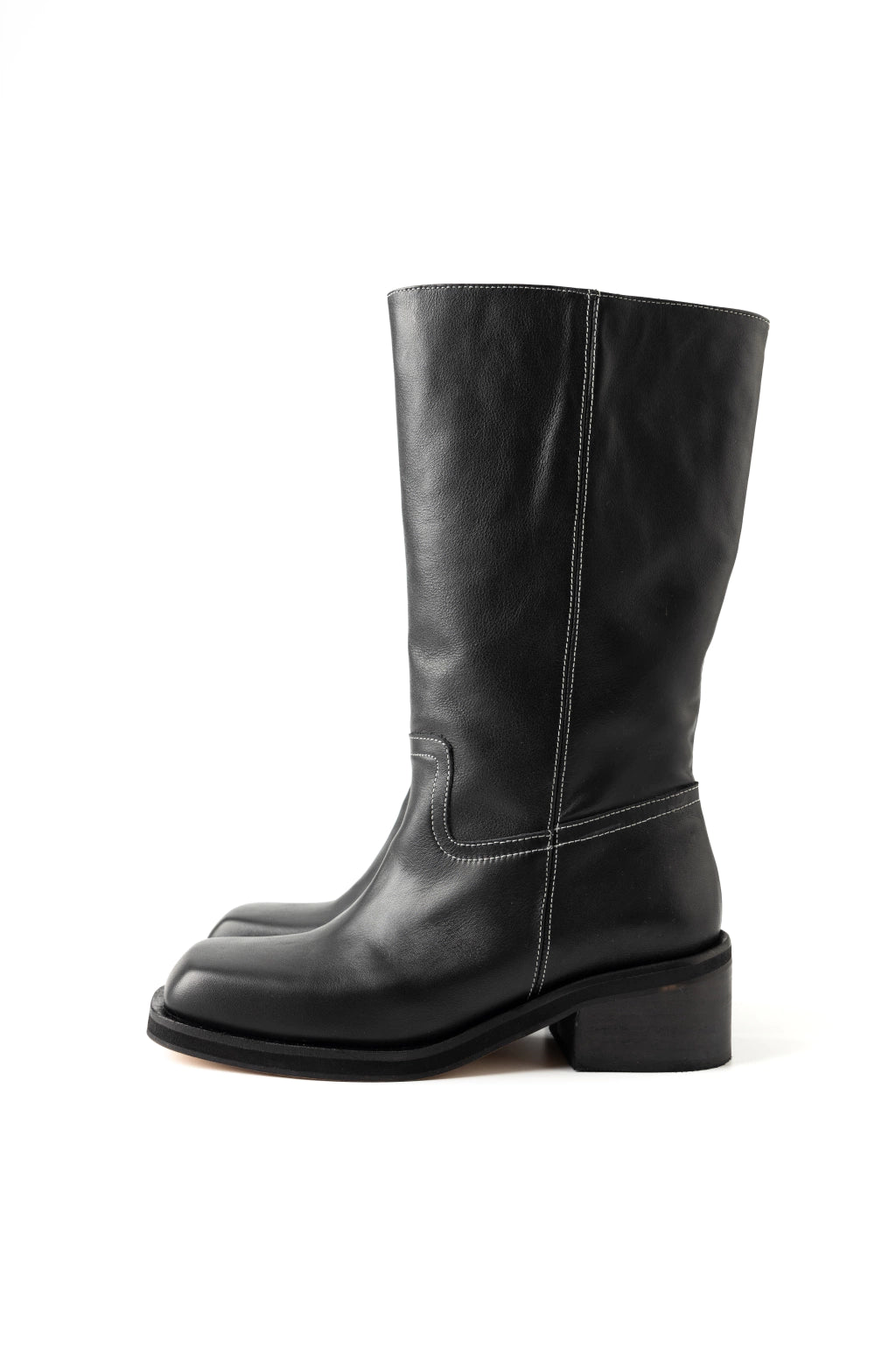 Borcegos Cuero West Negras