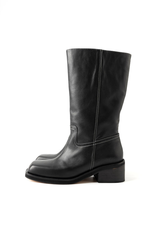 Borcegos Cuero West Negras