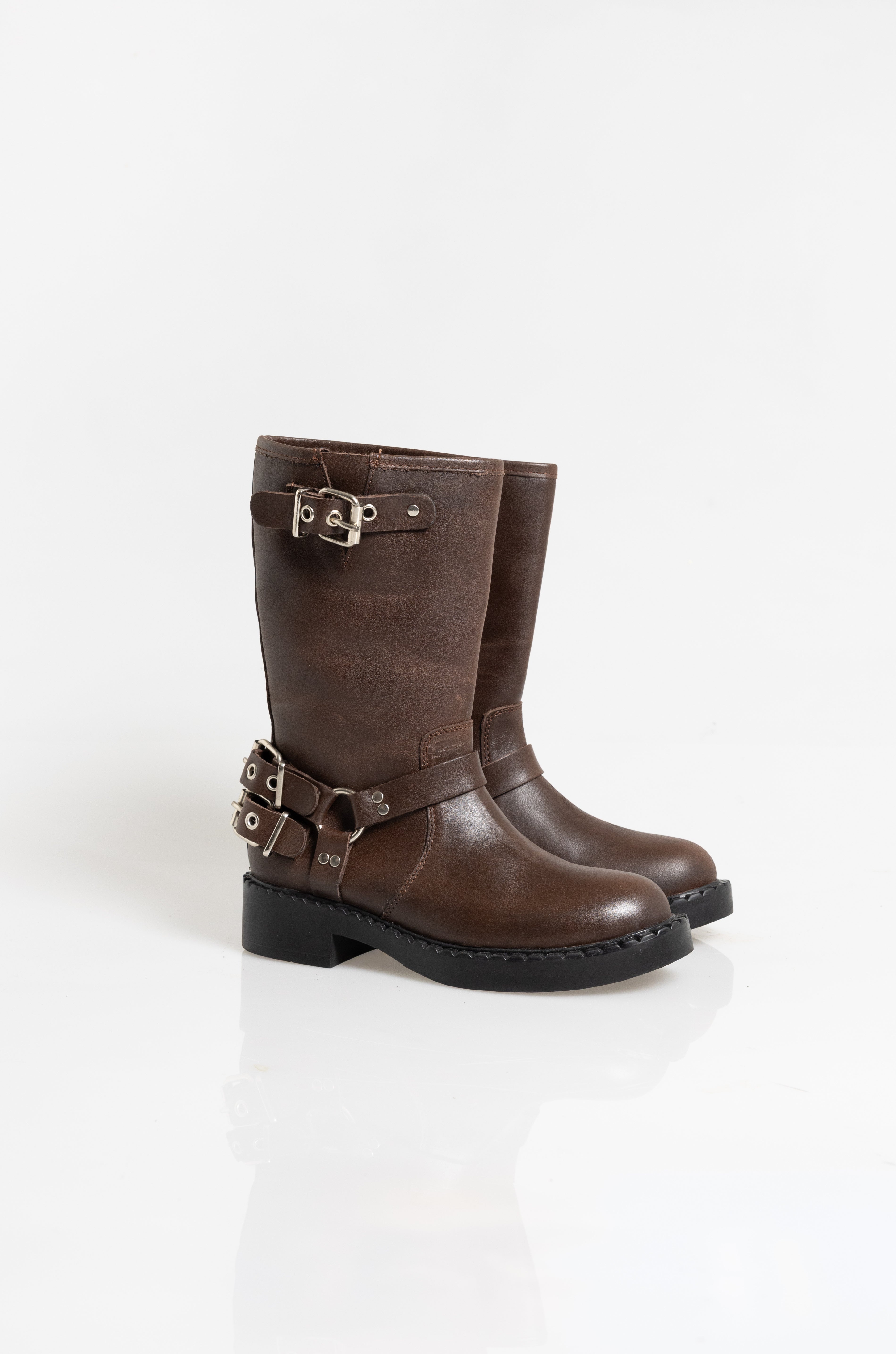 Borcego Artigas Marron Cuero