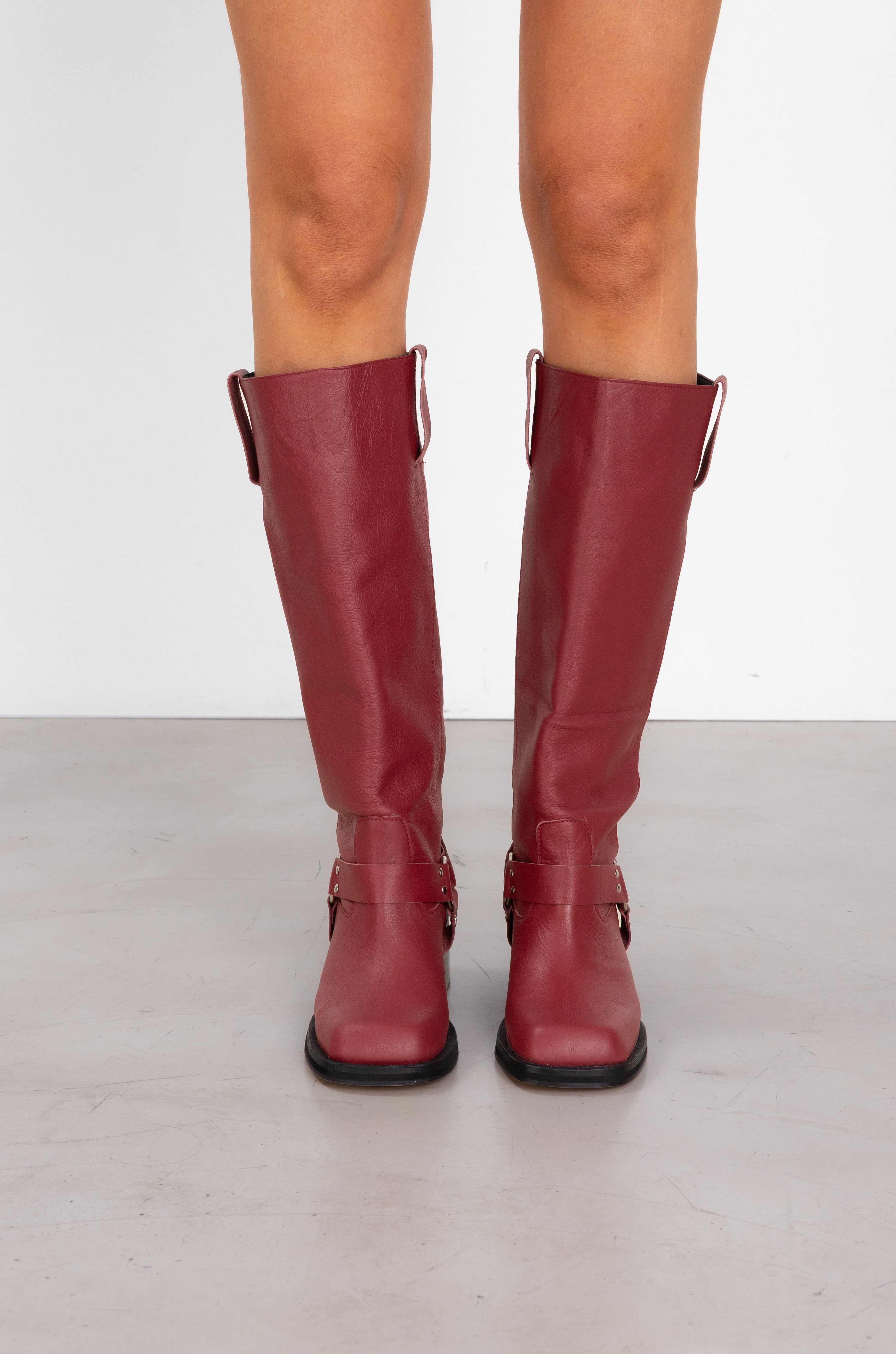 Botas Harlem Rojas Cuero