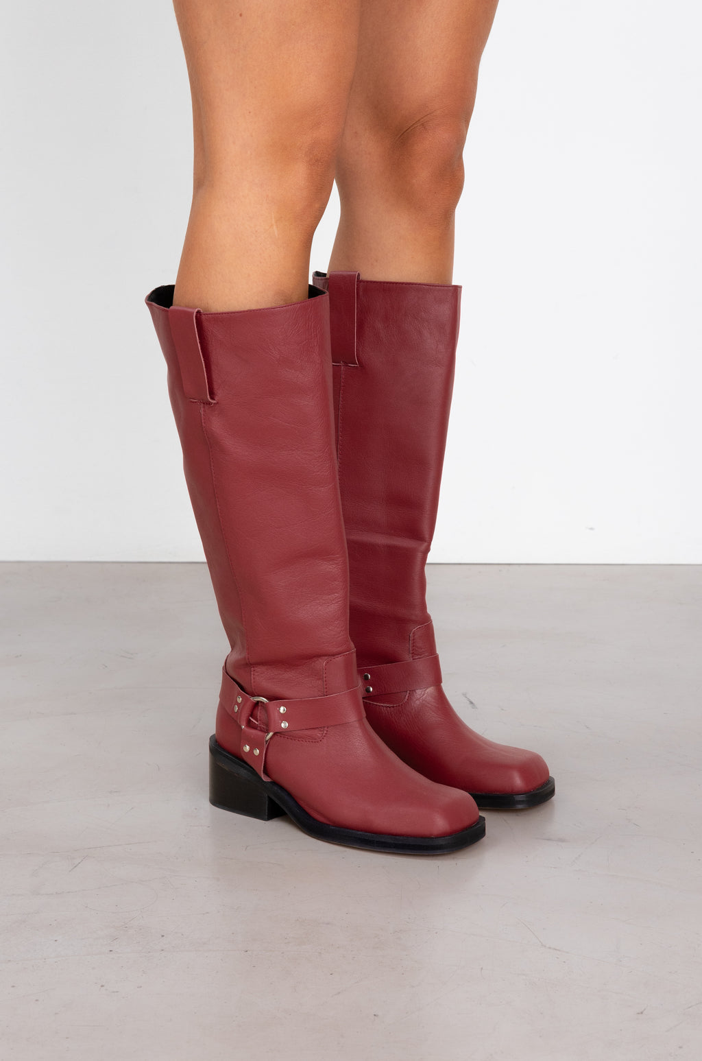 Botas Harlem Rojas Cuero