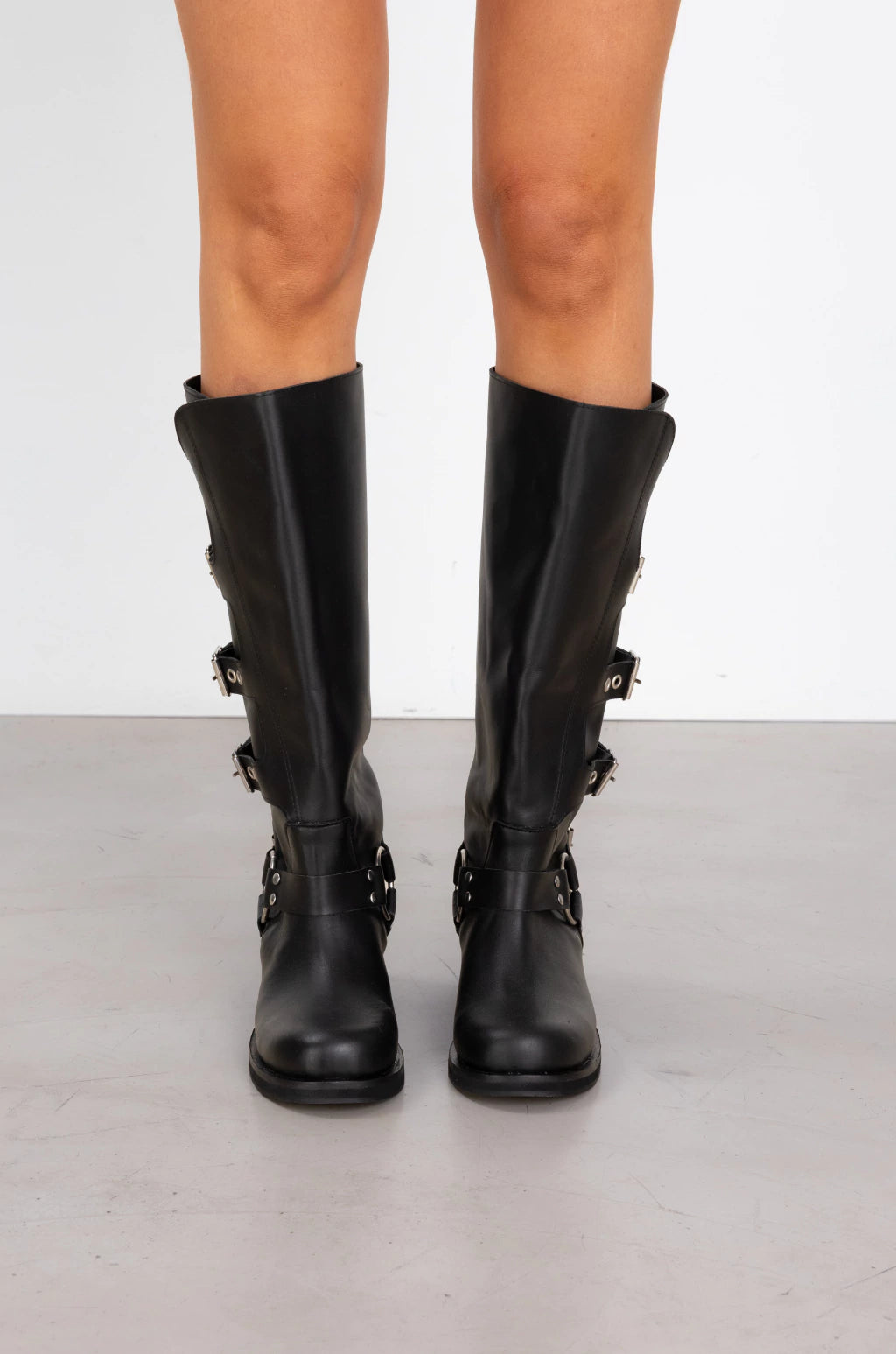 Botas Tati Full Negras Cuero