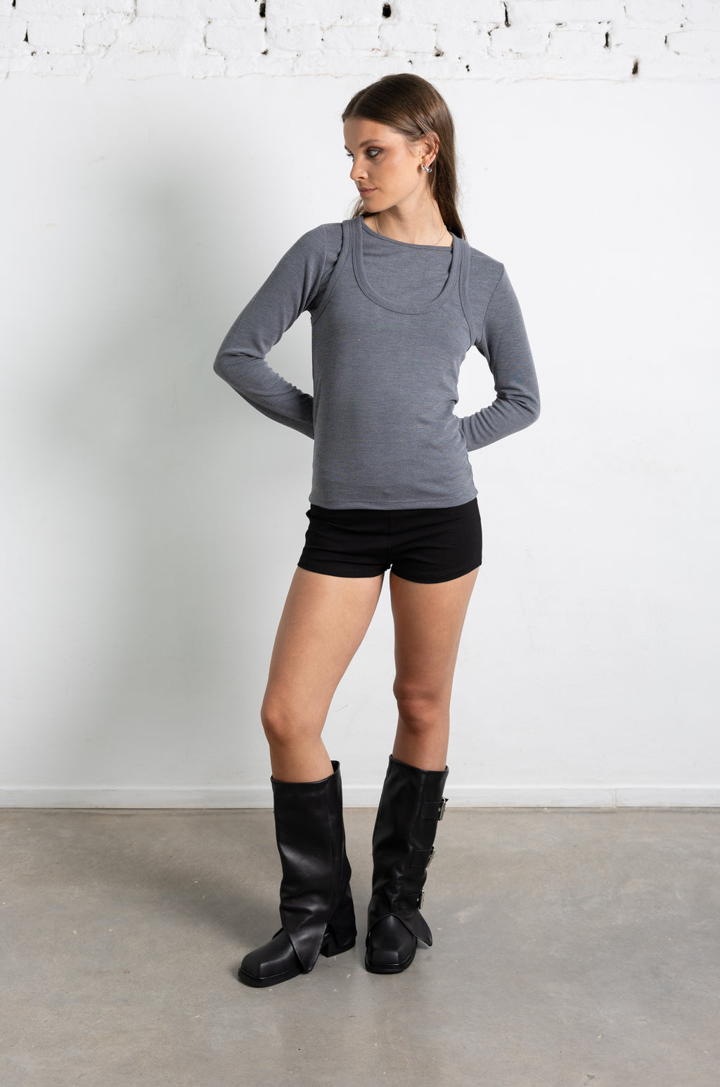 Botas New York Negras Cuero PRE VENTA