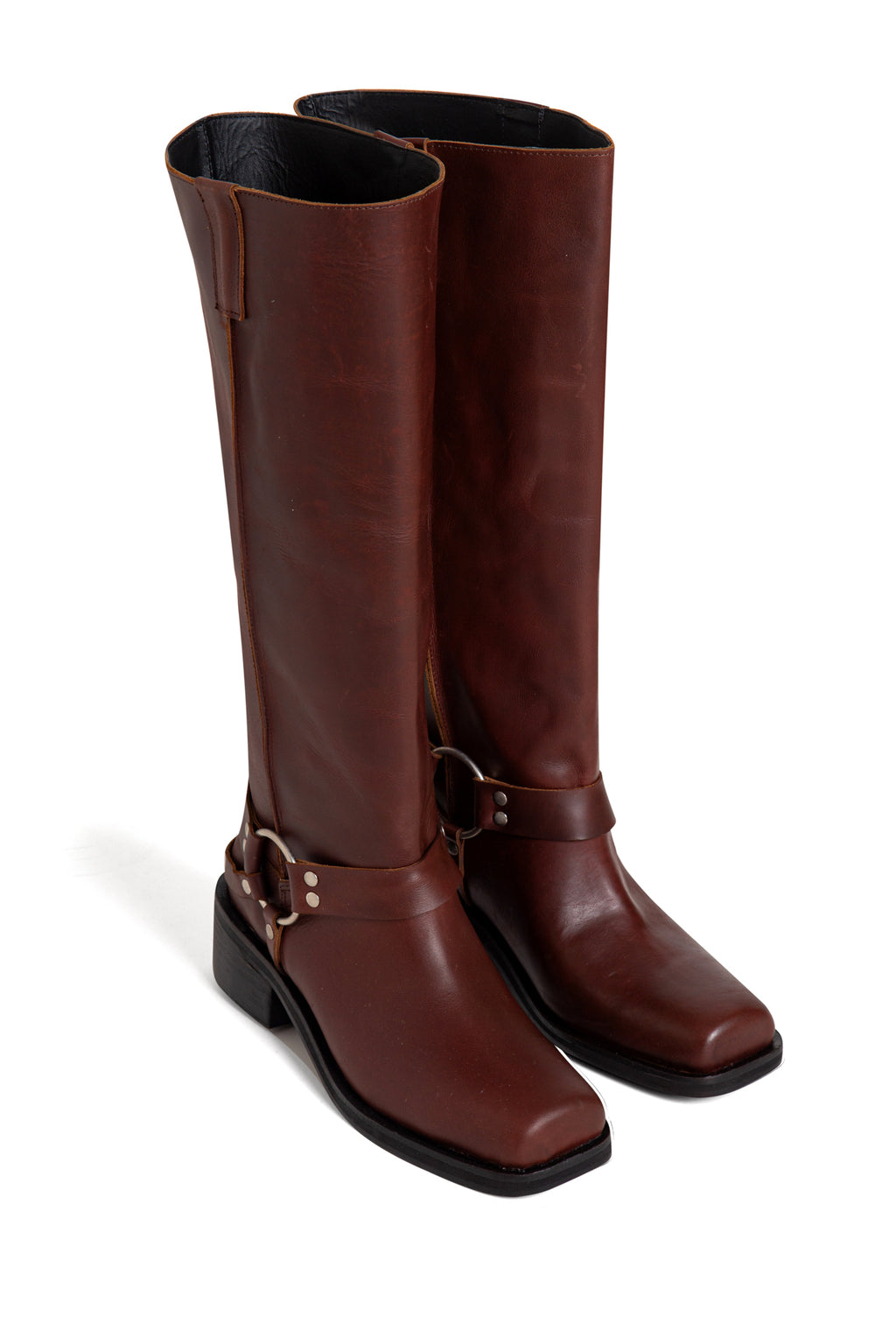 Botas Agoura Marron Cuero